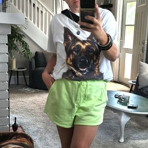 Women's Port & Company German Shepherd Large white T-shirt 👕